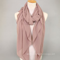 20 colors 145 cm square scarf hiijab women muslim plain bubble chiffon hijab shawl wholesale